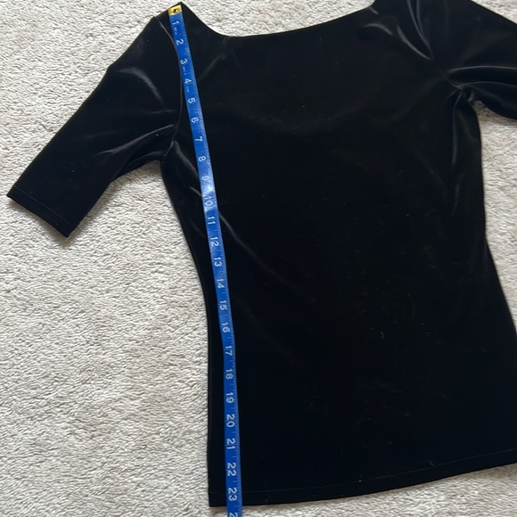 Boden Black Velvet Tee - Picture 9 of 12